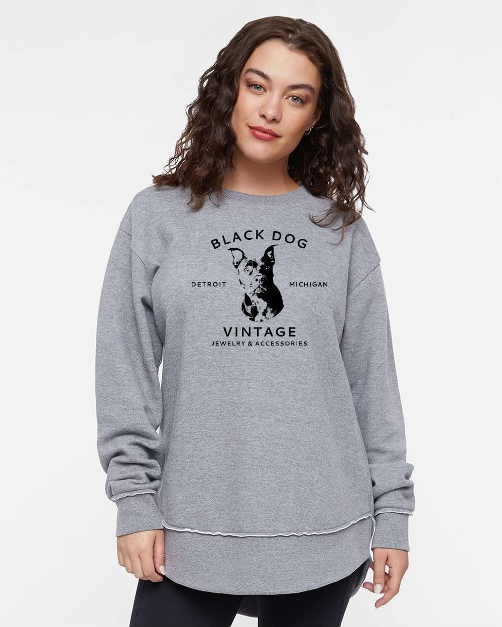 Black Dog VintageBlack Dog Vintage Logo Crew Neck Sweatshirt - Black Dog Vintage